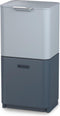 Joseph Joseph Totem 2.0 - Prullenbak - 60 l - 2 compartimenten - Oceaan