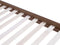 ISTRES - Tweepersoonsbed - Donkere houtkleur - 180 x 200 cm - MDF