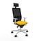 Bureaustoel met hoofdsteun Piqueras y Crespo 4B026N1 Geel