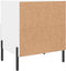 vidaXL - Nachtkastje - 40x35x47,5 - cm - bewerkt - hout - wit