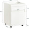 SoBuy FBT121-W - Bijzettafel - 2 Laden - Wit - 40x40x54 cm