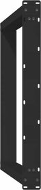 vidaXL - Eettafelpoten - 2 - st - U-vormig - 80x(72-73) - cm - staal - zwart