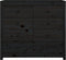vidaXL - Dressoir - 100x40x90 - cm - massief - grenenhout - zwart