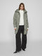 Vila Viadaya - Jas - Halflang met rits en hoge kraag - Laurel Wreath Dames Maat 34