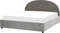 VAUCLUSE - Bed met opbergruimte - Lichtgrijs - 180 x 200 cm - Fluweel