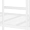vidaXL - Stapelbed - zonder - matras - 100x190 - cm - staal - wit