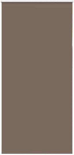 vidaXL - Rolgordijn - verduisterend - koffie - 115x210 - cm - stofbreedte - 110,7 - cm