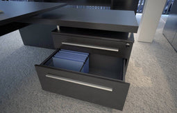 Directiebureau model hoekbureau Chief 230x172cm rechts Robson Eiken