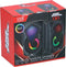 No Fear Speakerset - Lichtgevend - Bluetooth/Aux - Zwart (2 stuks)