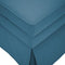 vidaXL - Chaise - longue - met - bolster - en - rechterarmleuning - fluweel - blauw