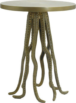 PTMD Octa Bijzettafel - 38 x 38 x 50 cm - Aluminium - Brons