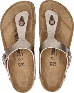 Birkenstock Gizeh BF Regular - Dames Slippers - Anatomisch voetbed - Graceful Taupe - Maat 41