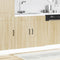 vidaXL - Spoelbakonderkast - Kalmar - 80x46x81,5cm - bewerkt - hout - sonoma - eiken