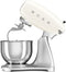 Smeg SMF02CREU - Keukenmachine - 800W - 4,8L RVS mengkom - Créme