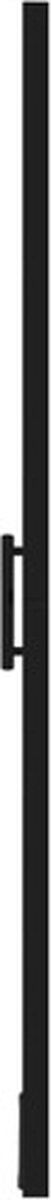 vidaXL - Douchedeur - 100x178 - cm - gehard - glas - zwart