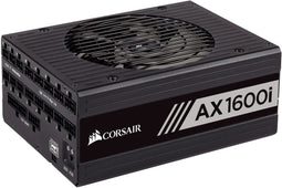 Corsair AX1600i - Voeding 1600W - 80 PLUS Titanium - Zwart