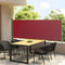 vidaXL - Windscherm - uittrekbaar - 117x300 - cm - rood