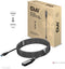 Club 3D CAC-1404 - USB 3.2 Gen1 Active Repeater Cable - 5m M/F 28AWG - Zwart