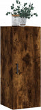 vidaXL - Hangkast - 34,5x34x90 - cm - gerookt - eikenkleurig