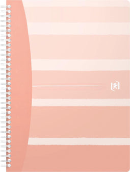 Spiraalblok Oxford Iconics B5 lijn 60vel assorti - 5 stuks