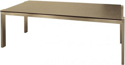 Salontafel Praag breed 100CM diep 100CM bladkleur Blank Matlak