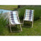 Trädgårdsstol Jardin Prive I Love 106 x 55 x 95 cm Grijs beukenhout