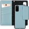 Selencia Hoesje Geschikt voor Samsung Galaxy S20 Hoesje Met Pasjeshouder - Selencia Surya 2-in-1 Uitneembare Vegan Lederen Bookcase - Blauw