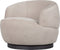 BePureHome Woolly Draaifauteuil - Ribstof - Natural - 71x84x88