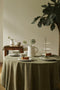 Laura Ashley Kitchen Linen Collectables Tafelkleed Sage Groen Wild Clematis - 140x240cm