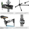 tectake® Fiets Montagestandaard - Fietslift - Traploos Verstelbaar (102 - 150 cm) - 360° draaibaar