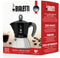 Bialetti Moka Induction - Percolator - Geschikt voor inductie - Zwart (4 kops)