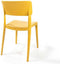 Stapelbare kantinestoel 0100 Beige