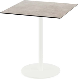 Urban Terrastafel Wit Frame + Moonstone HPL 70x70 cm - Essentials 130021377