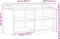 vidaXL - Gangbankje - SANDNES - wit - 87x40x50 - cm - massief - grenenhout