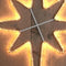 Decoratief Beeld - Poolster Meter Led Warm - Aluminium - Anna's Collection - Wit - 80 X 80 Cm