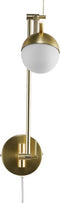 Nordlux Contina - Wandlamp G9 - Opaalglas messing - Rond