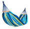 Hangmat 2 persoons - 185 x 150 cm - blauw/groen