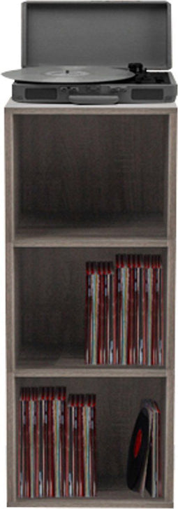 Lp platen vinyl opbergkast - opbergen lp vinyl platen - boekenkast - 3 vakken