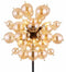 Globo TOKKI - Vloerlamp - 3-Lichts E14 40W - Matt zwart