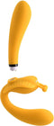 Evolved - The Monarch Strapless Strap On Vibrator - Geel