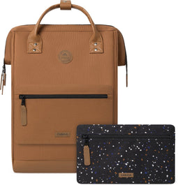 CABAIA Adventurer Large - Rugzak 23L met laptopvak 15" - Bruin