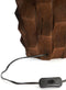 Light & Living Tafellamp Takabe - Ø20cm - Hout - Bruin - Modern