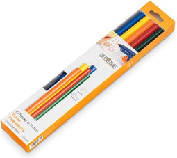 Steinel Lijmpatronen 11mm - Universeellijm - 250g - 10 stuks (2 stuks geel 2 stuks oranje 2 stuks rood 2 stuks blauw 2 stuks groen)