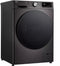 LG ThinQ F14R76BSTA - Voorlader wasmachine - 11 kg - Frans Display