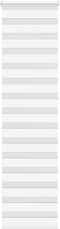 vidaXL - Zebra - rolgordijn - 55x230 - cm - stofbreedte - 50,9 - cm - polyester - wit