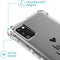 iMoshion Hoesje Geschikt voor Samsung Galaxy A41 Hoesje Met Koord - iMoshion Design Hoesje met Koord - Zwart / Transparant / Live Laugh Love