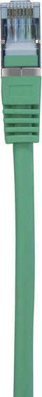 Renkforce RF-5224658 RJ45 Netwerkkabel, patchkabel CAT 6A S/FTP 3.00 m Groen Snagless, Vlambestendig 1 stuk(s)