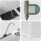 vidaXL - Plantbakken - met - Water - Irrigatiesysteem - 2 - stuks - Wit