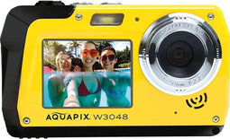 Easypix W3048 EDGE - Onderwatercamera - 48 MP max. resolutie - Waterdicht tot 3 m - Geel