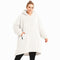 Goliving Hoodie Deken - SnuggleHoodie - Wit